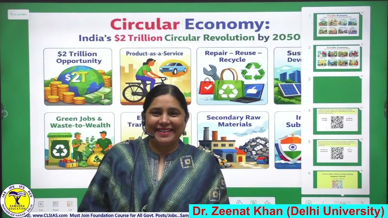 Full Class: Circular Economy: India’s $2 Trillion Circular Revolution by 2050