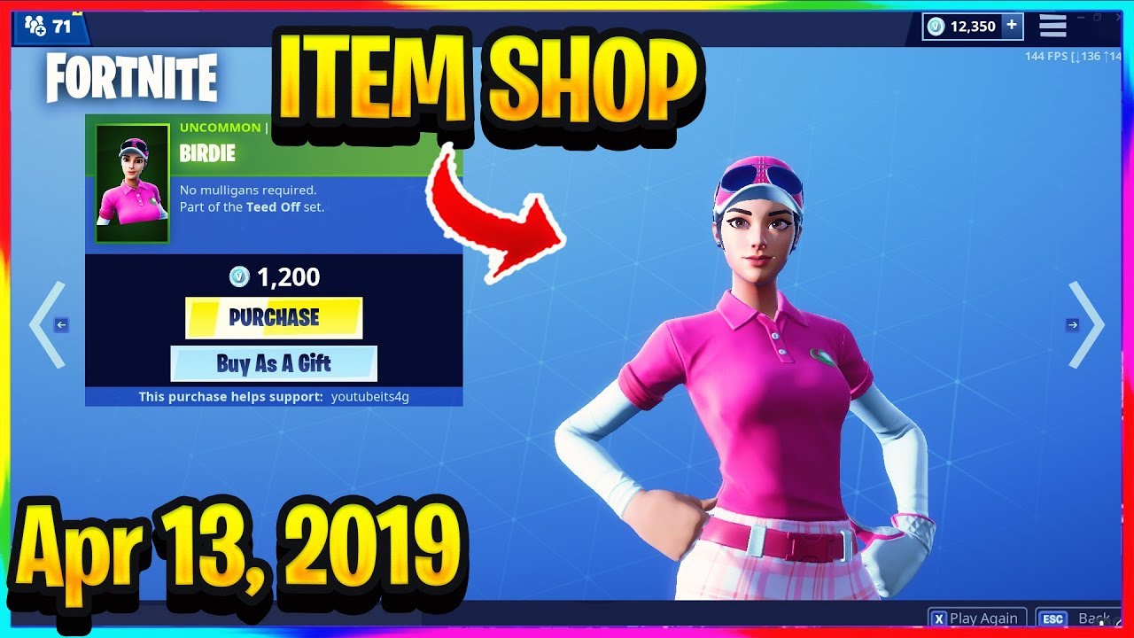 FORTNITE ITEM SHOP *NEW* BIRDE SKIN SET! | ITEM SHOP (April 13, 2019)