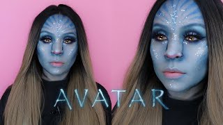 AVATAR -MAQUILLAJE PARA HALLOWEEN-MAKEUP HALLOWEEN