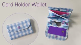 DIY 칸칸 카드지갑/동전지갑/미니지갑 만들기 - How to make a mini card holder wallet by 수작업실 지음 Atelier JIEUM 4,181 views 11 months ago 11 minutes, 17 seconds
