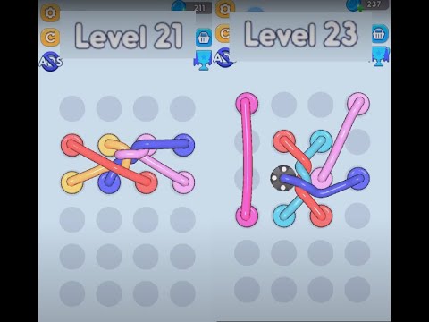 Tangle Rope 3D Untie Master - Level 21 To Level 23 - YouTube