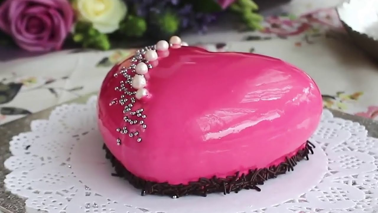glaçage miroir au chocolat blanc pour entremets et bûches