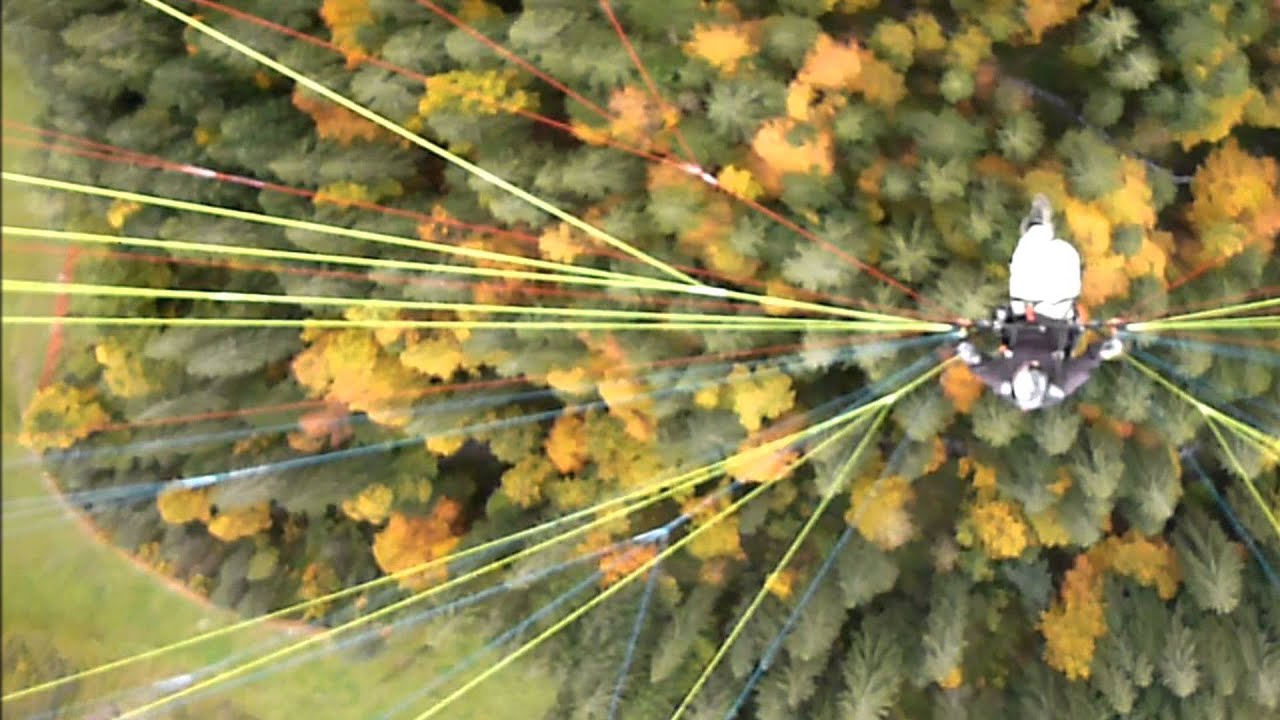 Gleitschirm Schnellabstieg  Oktober 2012