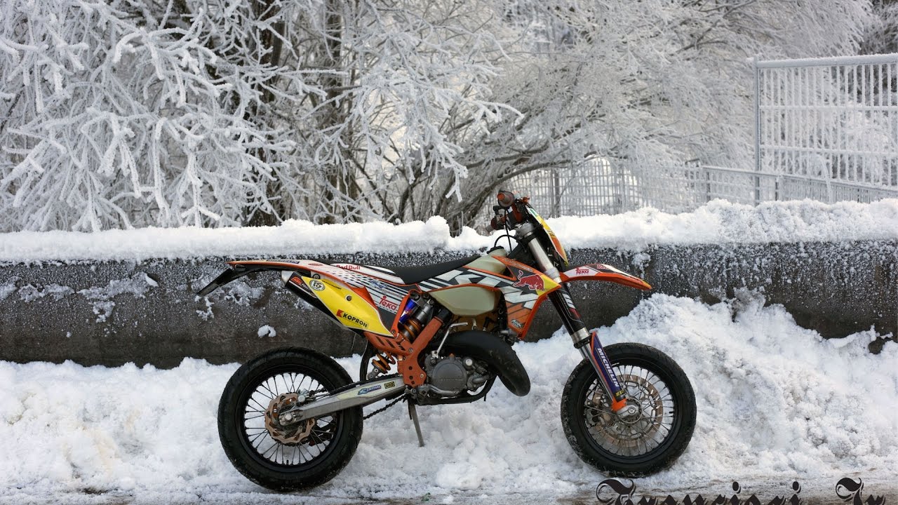KTM EXC 125 SUPERMOTARD 2011 KTM POWERPARTS BY FMF EXHAUST START UP