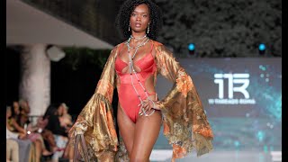 Chyna Godiva Captivates in [4K60] Slow Motion | 11Threads Roma 2024 Runway | Miami Swim Week Net Worth