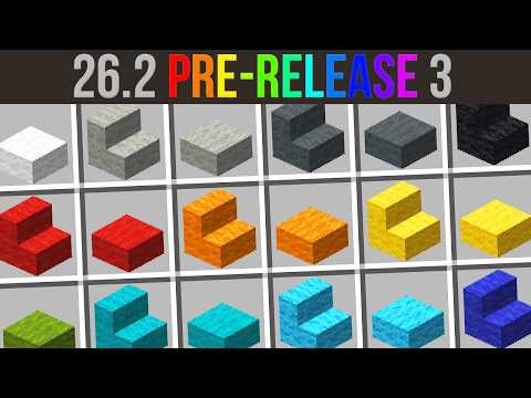 Over 50 New Blocks? | Minecraft 26.2 Pre-Release 3