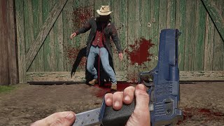 Red Dead Redemption 2 - Desert Eagle Brutal Gameplay 4K 60Fps