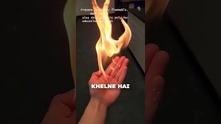 How Do Fire Bubbles Not Burn Your Hand #firebubbles #science #facts