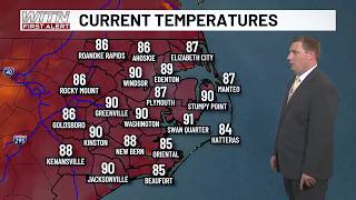 Isolated showers and PM Storms today; Unsettled & hot weekend
