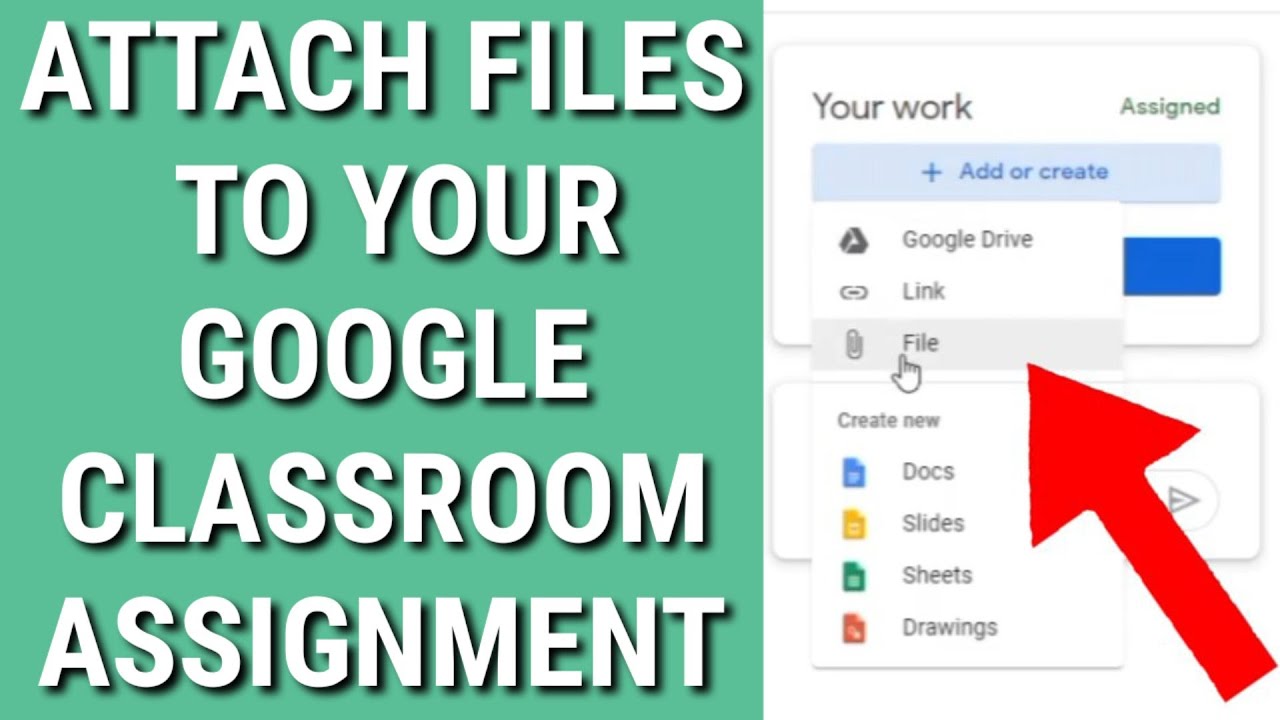 upload google assignment