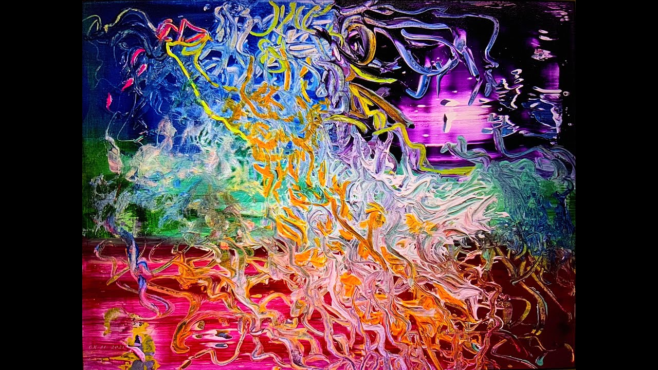 Artistic Innovation | “Flying in Sky (CX-81)2021 Acrylic on Canvas” Herxin’s paintings Issue 163