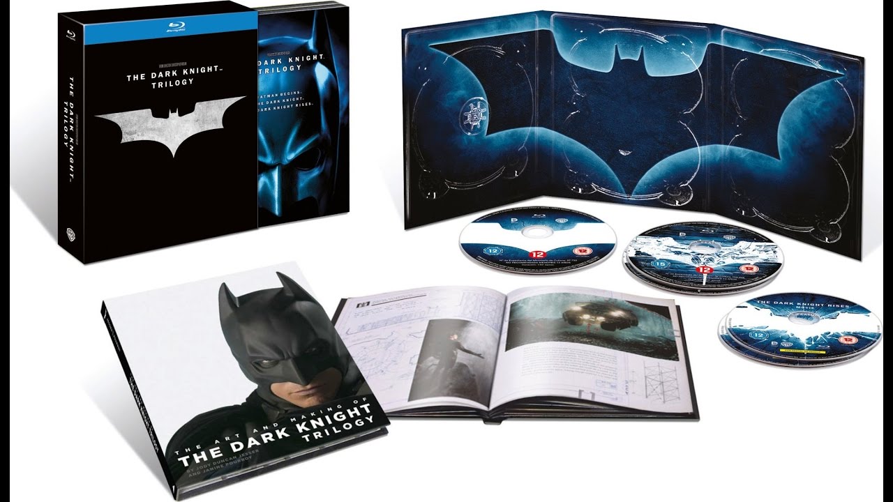 Batman The Dark Knight Trilogy Blu-ray Movie Box Set Collection - YouTube