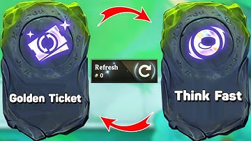 Golden Ticket + Think Fast = ... ?!! TFT SET 7.5