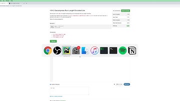 Live Coding Leetcode 1313:  Decompress Run Length Encoded List