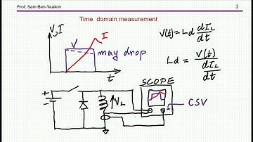 One-pulse nonlinear-inductor measurement