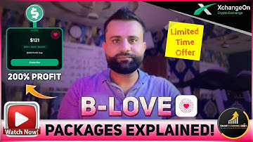XchangeOn B-Love Income Plan | 200% Profit + Special Discount Offer #blove #xchangeon