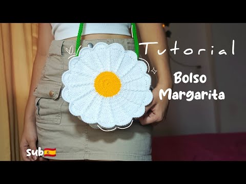 10. Tutorial de bolso con flores a crochet Abrir tutorial 10 de bolso con flores a crochet