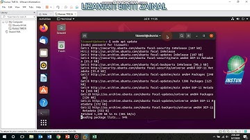 Configuration for FTP Server Ubuntu 20.04 Prepared by Lizawati Zainal, BTM INSTUN