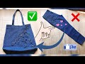 DIY Kreatif Membuat Kreasi Tas Dari Celana Jeans || DIY Jeans Bekas