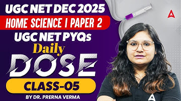 UGC NET Home Science | UGC NET Home Science PYQs Classes By Dr. Prerna Mam