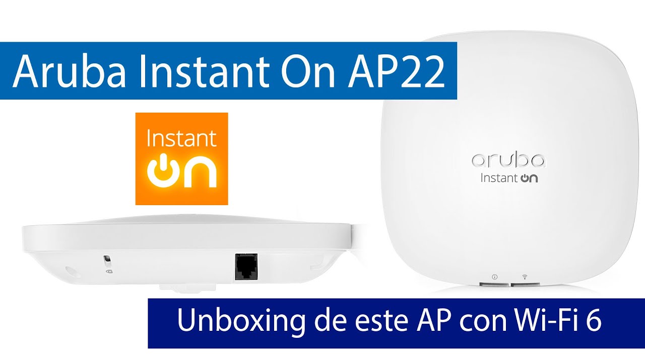Aruba Instant On AP22: Análisis de este AP con Wi-Fi 6 y gestión Cloud
