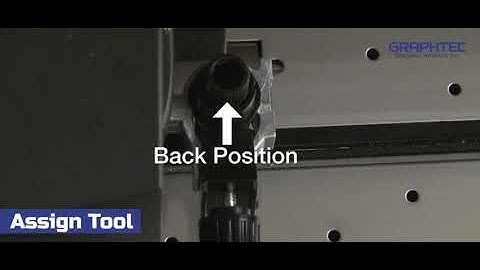 How to Assign Tool on the Graphtec FC8600