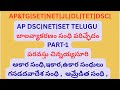 AP SET TELUGU బాలవ్యాకరణం సంధి పరిచ్ఛేదం PART -1|పరవస్తు చిన్నయ్యసూరి#బాలవ్యాకరణం#APTET#DSC#NET#TG