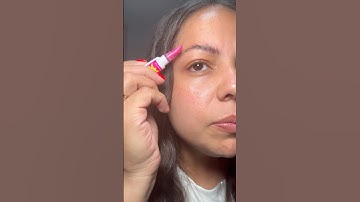 First impression: definitely gave me the laminated eyebrow look! @NYX Professional Makeup #brows