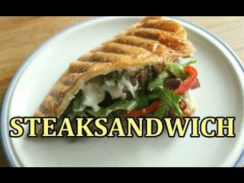 STEAKSANDWICH, Mit Fleisch, Frischem Gemüse Und Salat, Sandwiches, Gesund Kochen, CANANS REZEPTE