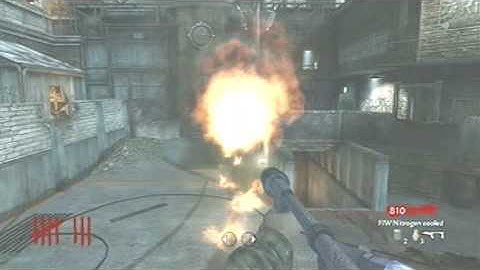Cod 5 - Der Riese Pack a Punch upgraded Flamethrower, decreased overheating