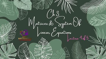 AM015 CHAPTER 3 (LECTURE 4 OF 5) PART 1