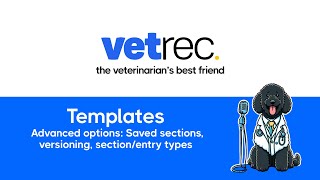 Templates: Advanced options: Saved sections, versioning, section entry types