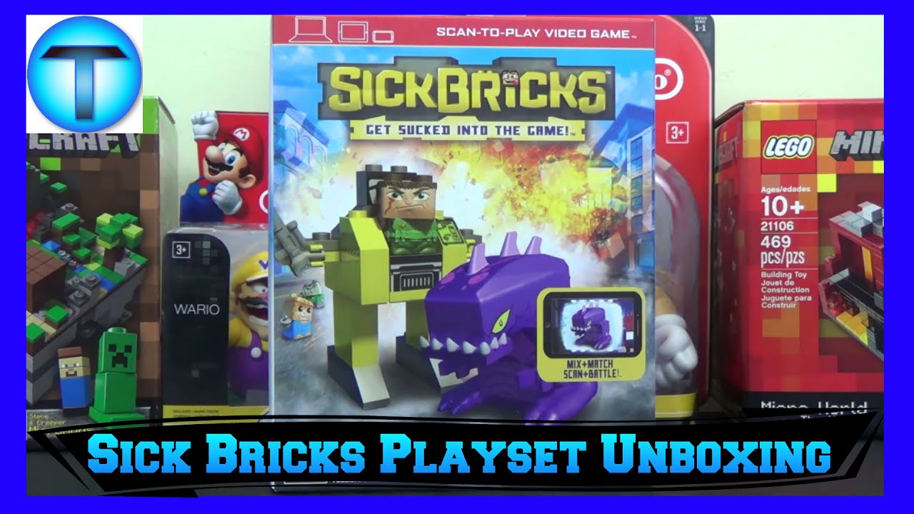 Sick Bricks Sharkinator Exclusive Playset ToysRus Exclusive Sealed New Retired