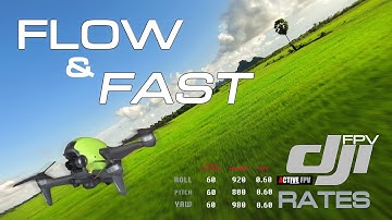 FAST & FLOW RATES SETTING - DJI FPV 4K FOOTAGE. FPV THAILAND