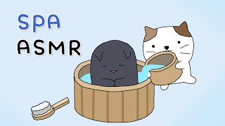 ASMR Relaxing Spa Treatment😪🌿 |animated ASMR