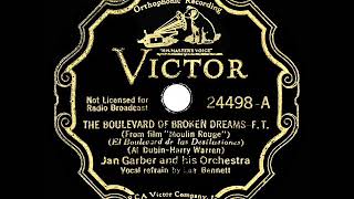 1934 HITS ARCHIVE: The Boulevard Of Broken Dreams - Jan Garber (Lee Bennett, vocal)
