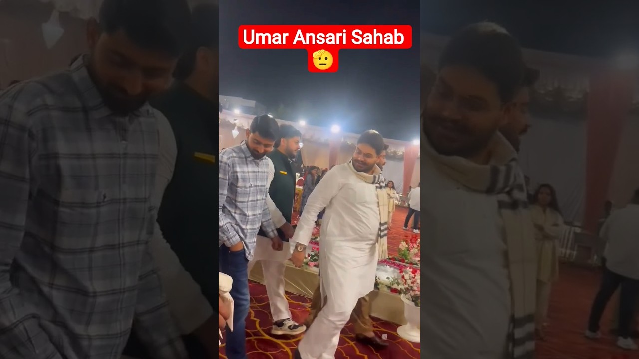 shaadi me Umar Ansari Sahab 🫡❤️