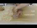 【ASMR】 Cutting Clay Board for Small Round Plates/作業動画_たたらのカッティング
