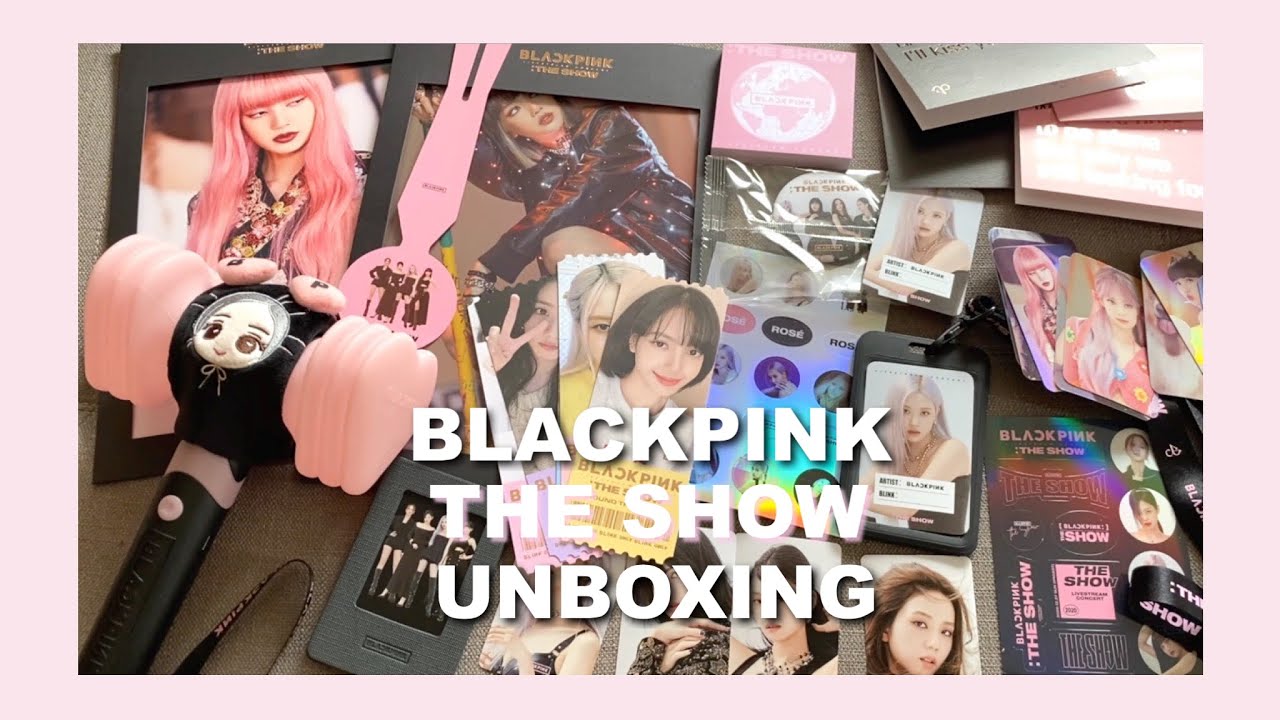 Unboxing Blackpink The Show DIY Phonecase Kit 