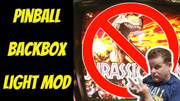 Backbox Lighting Mod for Data East and System 11 Pinball Machines