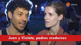 Juan Ingaramo y Violeta Urtizberea, pareja moderna y flamantes papás