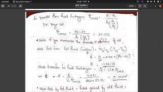 HMT module 4 lecture 5 Problems parallel flow and counter flow HX