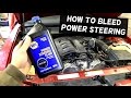 How to BLEED POWER STEERING PUMP SYSTEM with NO SPECIAL TOOLS