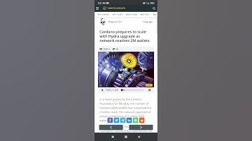 Cardano prepares to scale with Hydra upgrade as network reaches 2M wallets #shorts #cardanohydra