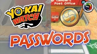 (U.S PASSWORDS) Yo-Kai Watch - Excitement Coin Passwords! (As of 2/20/16)