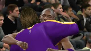 NBA 2K10 Lakers vs. Spurs - PS3 Gameplay