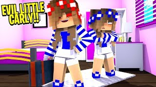 EVIL LITTLE CARLY MOVES BACK INTO THE CASTLE?! | Minecraft Little Carly Adventures.