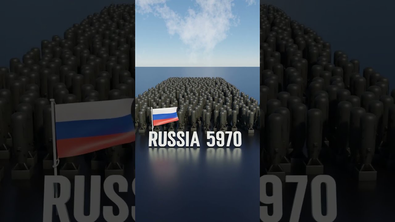 USA Vs RUSSIA How Many Nuclear They Have 