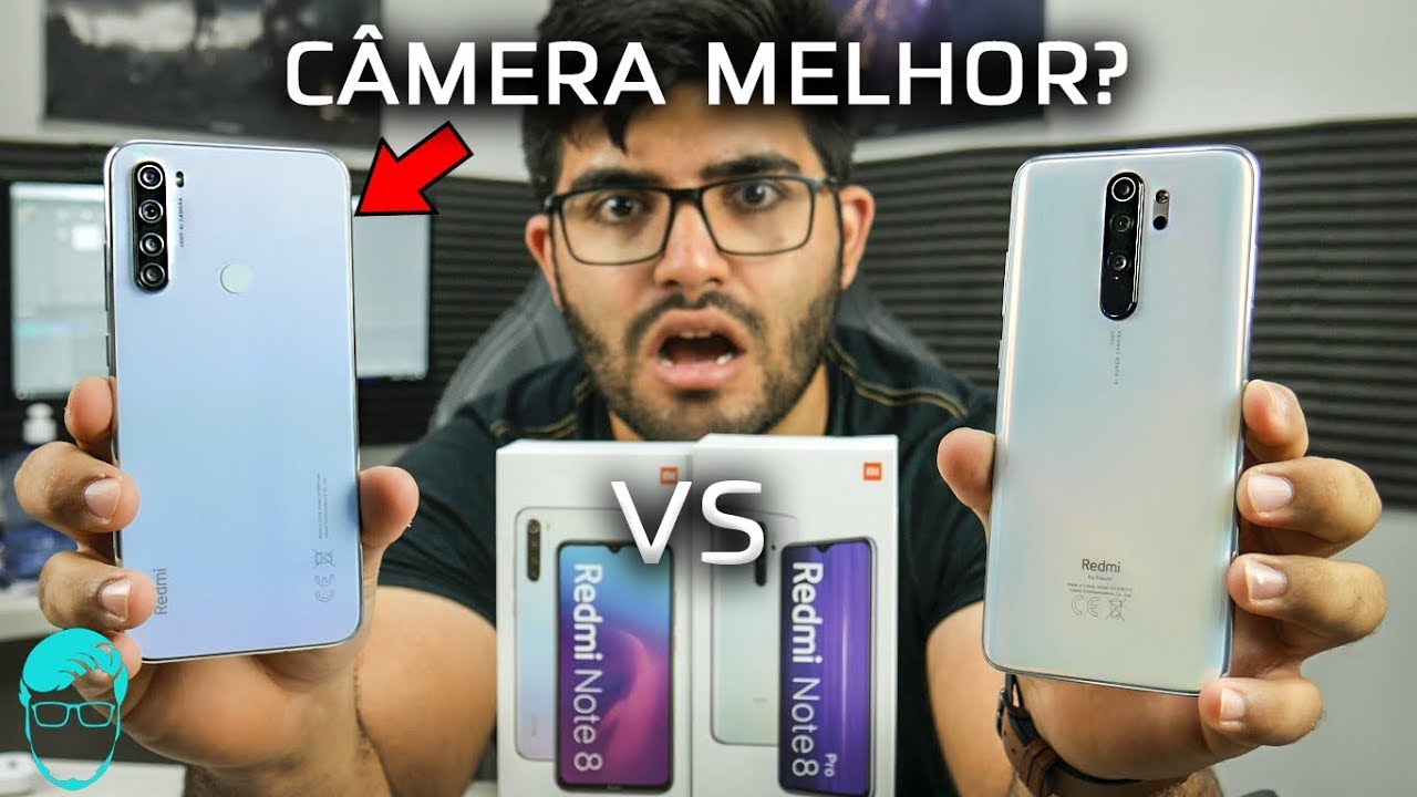 Redmi Note 8 PRO é TÃO SUPERIOR que o Redmi note 8? Não é bem assim! Se liga nesse COMPARATIVO!