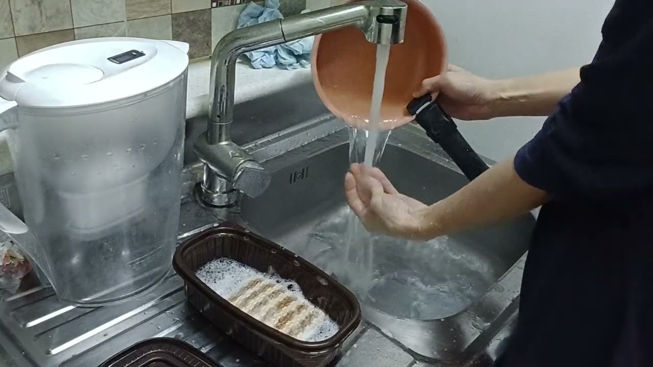 설거지 하고 밥앉히기 